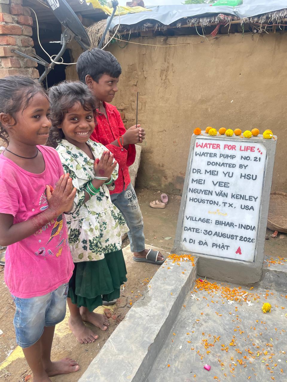 Clean water, right in the village.