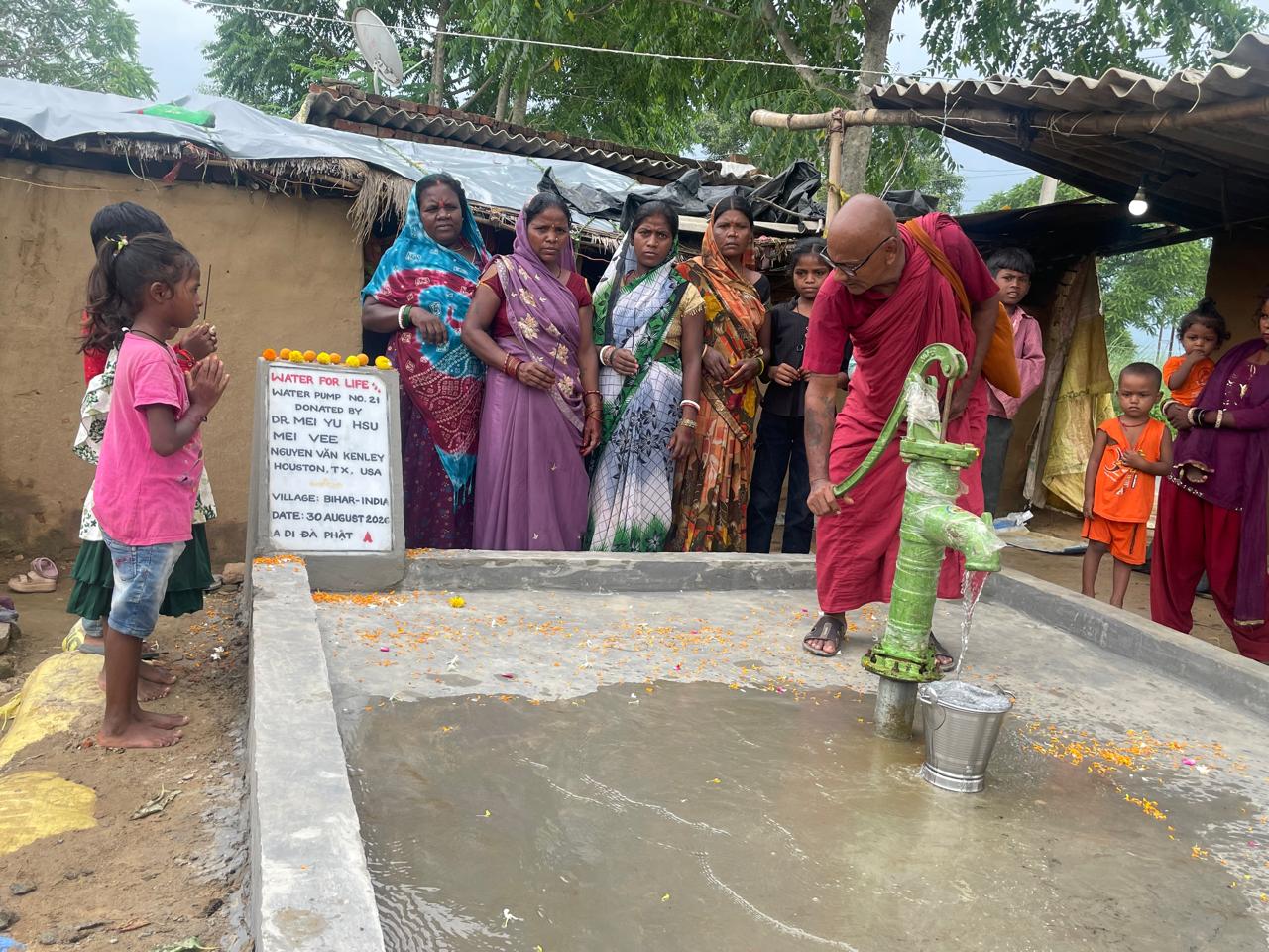 Clean water, happy faces.